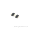 Conector de clavija de 1,27 mm de una sola fila recta 5P
